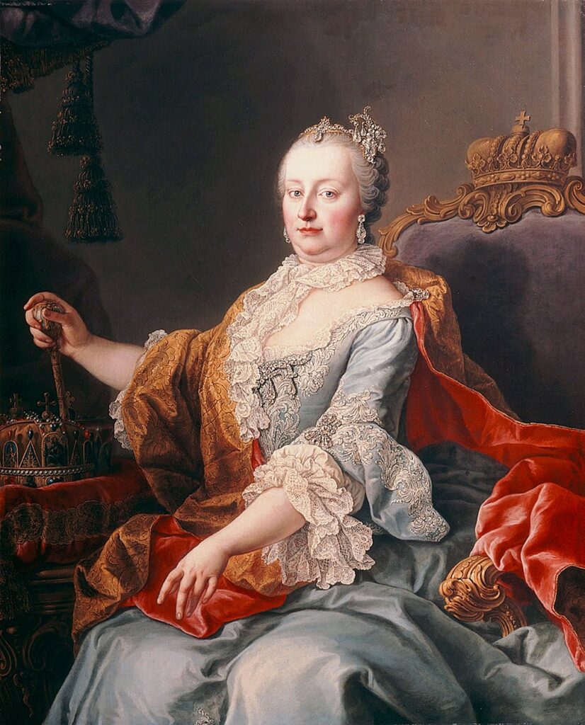 Martin van Meytens: Portrait of Maria Theresia (1717-1780) as 'King' of Hungary 