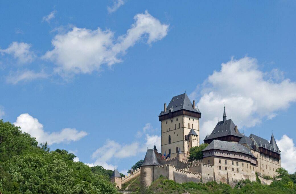 When Emperor Charles IV founded Karlštejn Castle in 1348, he had one purpose in mind: to build the safest possible place on earth for the things he valued above all else.