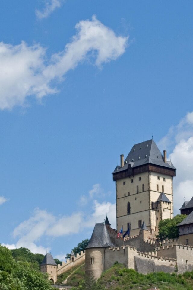 When Emperor Charles IV founded Karlštejn Castle in 1348, he had one purpose in mind: to build the safest possible place on earth for the things he valued above all else.