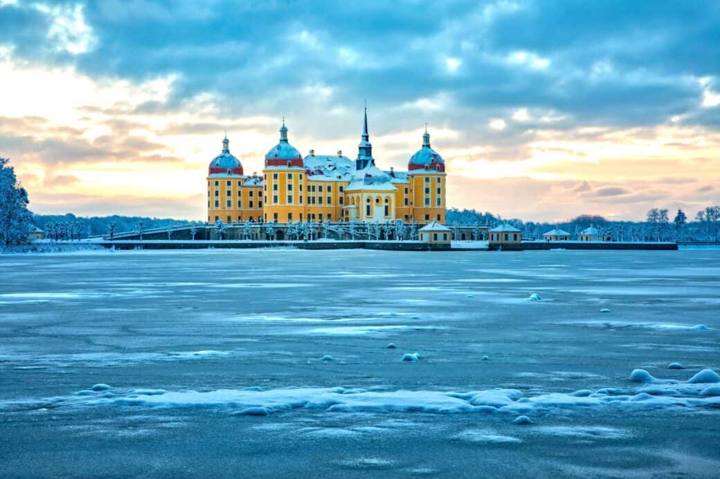 Moritzburg in winter (photo: Sebastian Rose ©Schlosserland Sachsen)